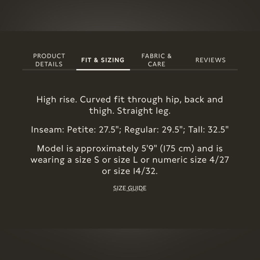 NWT. Banana Republic Factory Curvy Straight Jeans Size 27 - Picture 13 of 14